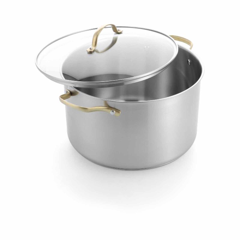 GREENPAN Swift 24cm Stainless Steel Covered Casserole GPST084780-image 2