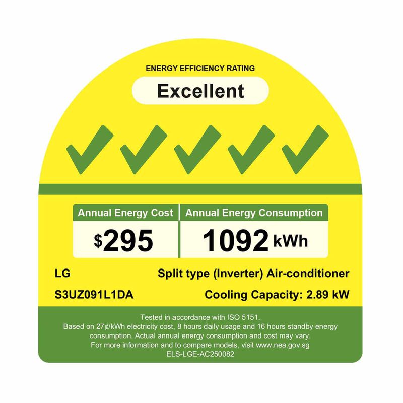 LG Single Split Aircon (9000btu) S3UZ091L1DA/S3NZ091L1DA-image 5