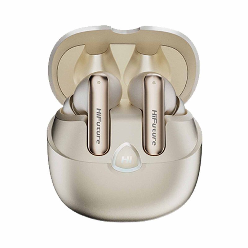 HIFUTURE Sonicair - Gold Tws Earbuds With 4mircophones Enc HESAGL-image 1