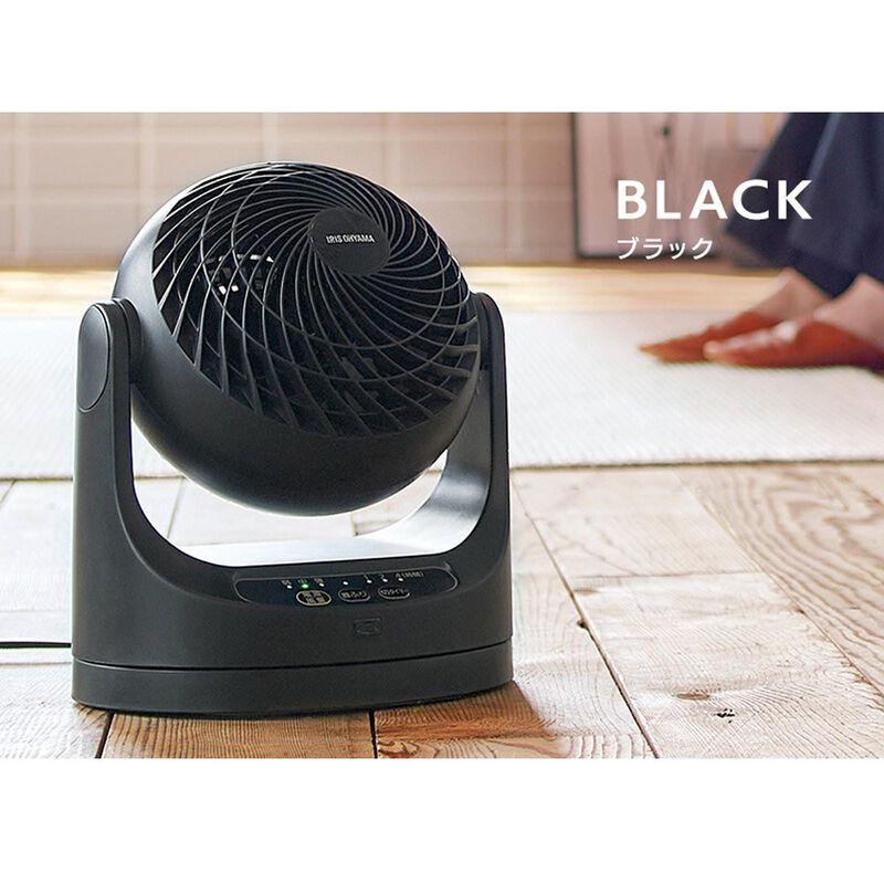 IRIS OHYAM 6 In Circulator Table Fan (black) PCF-MKC15-image 5