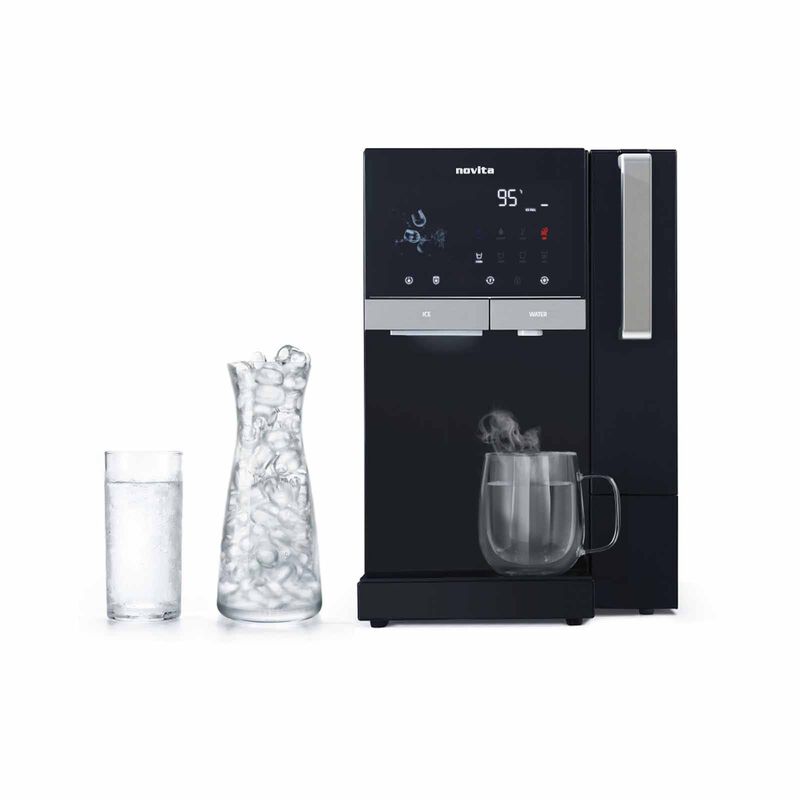NOVITA Instant Hot/cold Dispenser With Ice Maker - Cool Black Hydroplus P9+ HYDROPLUS - BLACK-image 1