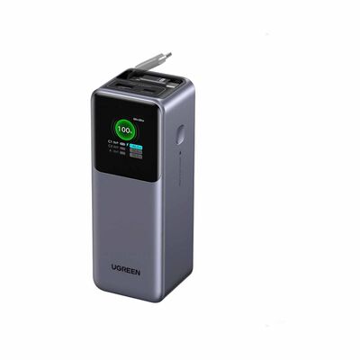 UGREEN 20000mah 165w Pd Powerbank With Retractable Cable And Ccc 95670B