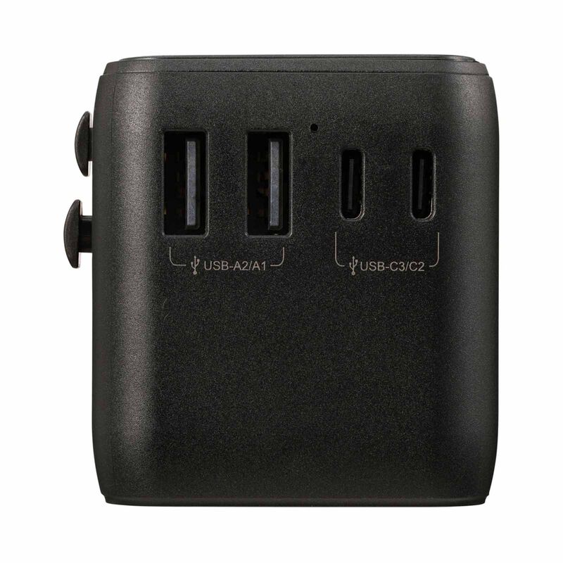 ELECOM 70w Travel Adapter 3c2a T-TA01-AS70BK-image 4