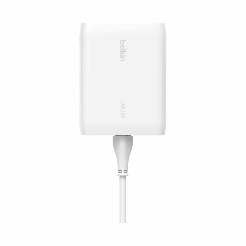 BELKIN 200w Usb-c Charger, Gan, 4-port WCH015MYWH-image 2