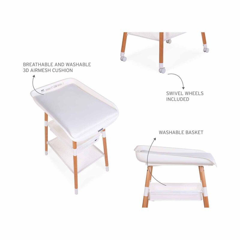 CHILDHOME Changing Table - Natural White (online) EVOLUX-image 9