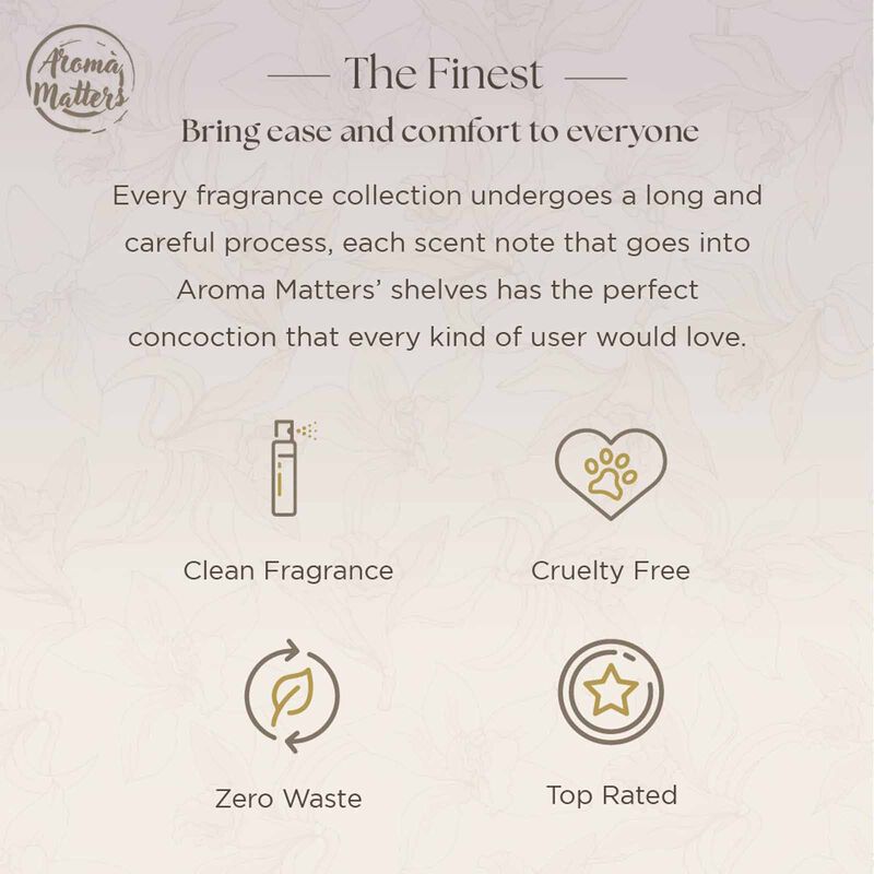 AROMA MATT Peony & Freesia Reed Diffuser (120ml) BOTTLE120-image 2