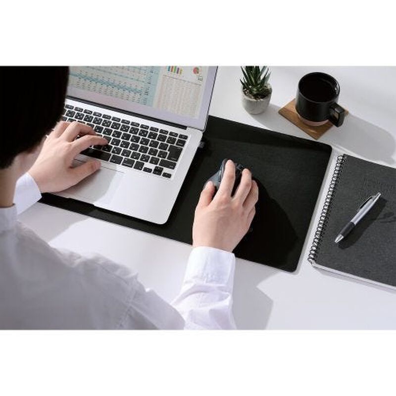 ELECOM Wireless 5 Buttons Anti Bacterial Silent Black (l Sz) M-XGL30DBSKBK-image 4
