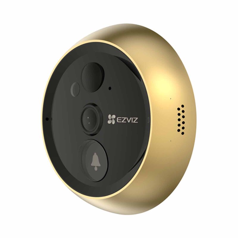 EZVIZ Dp2c (2mp) Wire-free Peephole Doorbell (gold) CS-DP2C-GD-image 8