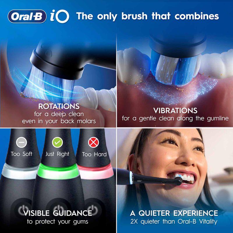 ORAL-B Electric Toothbrush - Black IO 6 - BLACK-image 7