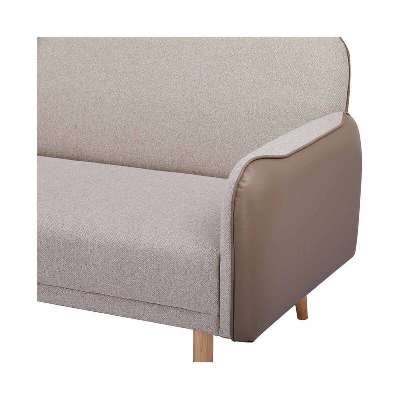 Sofa Bed Biege RUTH-image 3