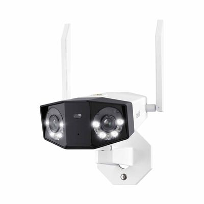 REOLINK Reolink Duo 2 Wifi Security Camera With Ultra-wide Angle, 2.4/5 Ghz Plug-in Wifi Outdoor Camera WCDUOB4K02