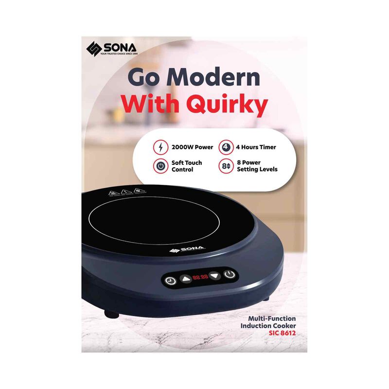 SONA Multi-function Induction Cooker SIC8612-image 3