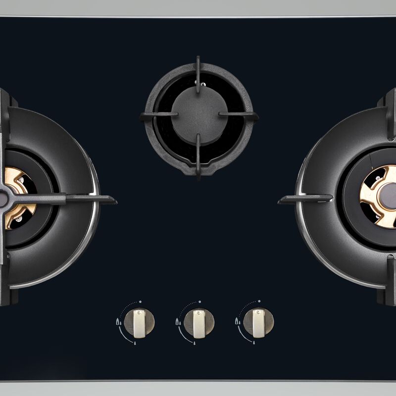 MAYER 3 Burner (86cm) Glass Gas Hob MMGH8831HI-image null