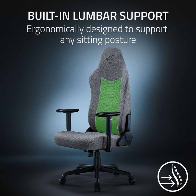 RAZER Iskur V2 X - Gaming Chair - Light Gray Fabric RZ38-05310200-R3UA-image 2