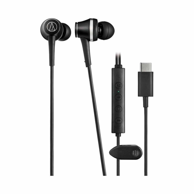 AUDIO TECH Hybrid Nc In-ear Hp W/usb-c ATH-CKD7NC BK-image 1