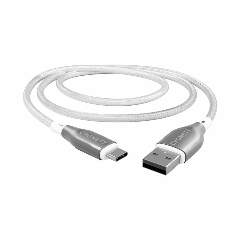 CYGNETT Armoured Usb-c To Usb-a (usb 2.0) Cable - White 2m CY4684PCUSA-image 4