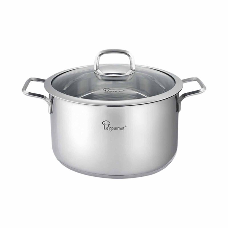 LA GOURMET Nova Cusine 24cm Stainless Steel Cassrole LGNE412485-image null