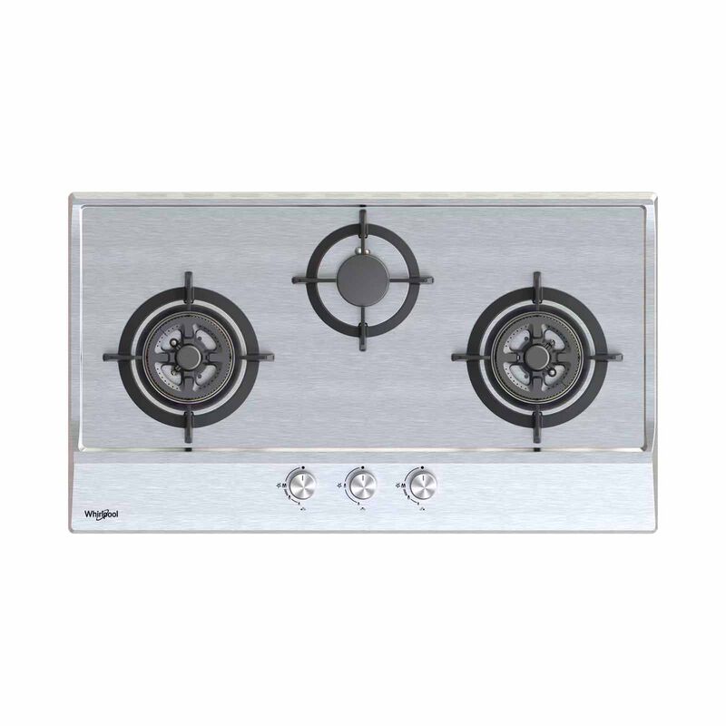 WHIRLPOOL 3-burner Gas Hob - Pub (88cm) (exclude Installation) GWM8831TS-image 1