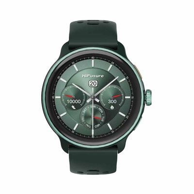 HIFUTURE Vela - Dark Green Smartwatch With Gps, Heart Rate Function And Syntra Ai HSSW14DG