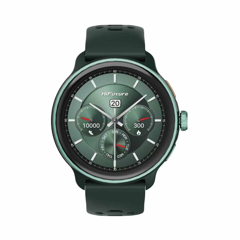 HIFUTURE Vela - Dark Green Smartwatch With Gps, Heart Rate Function And Syntra Ai HSSW14DG-image 1