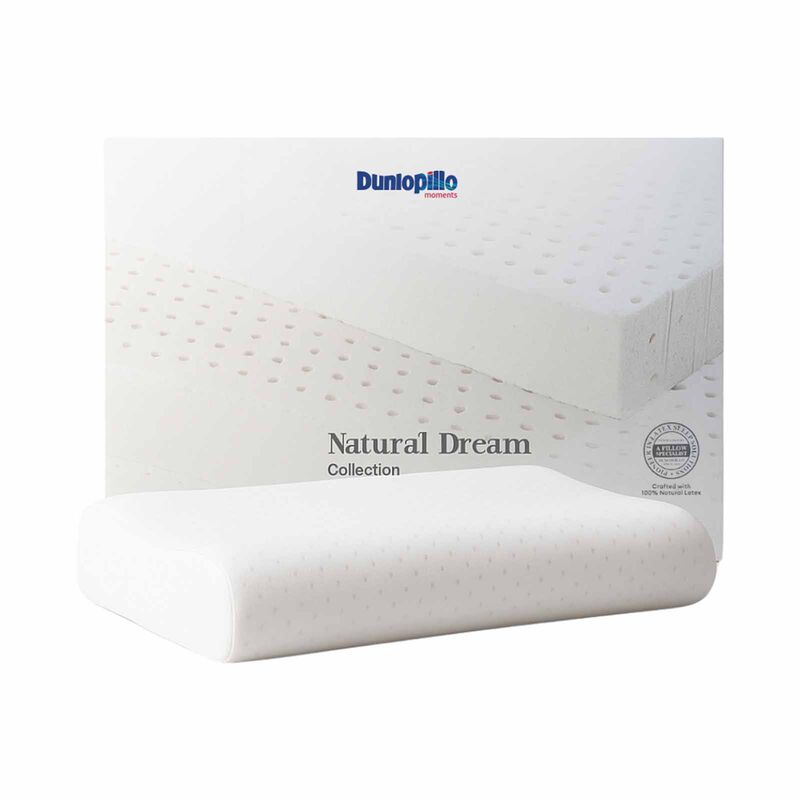 DUNLOPILLO Elite High Contour Pillow - Medium - 100% Pure Natural Latex NATURAL DREAM-image null