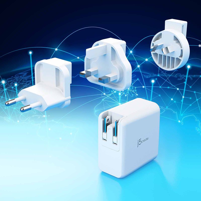 J5CREATE 70w Gan Usb-c 4-port Charger JUP4370F-image 7