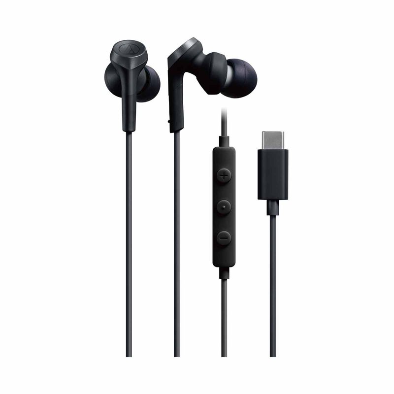 AUDIO TECH In-ear Headphones With Usb-c ATH-CKS330C BK-image 1