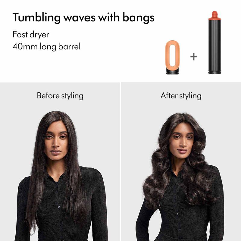 DYSON Hs08 Airwrap I.d Multi-styler And Dryer (257622-01) - Ceramic Apricot/topaz HS08 T1/T2 UK/IE/SA/AE/HK/MY/SG CEAPC/TZ-image 6