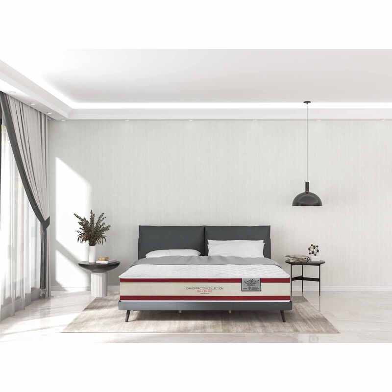 KINGKOIL Queen Size Mattress W/bedframe And Headboard CHIROPRACTOR COLLECTION DAHLEN-image 3