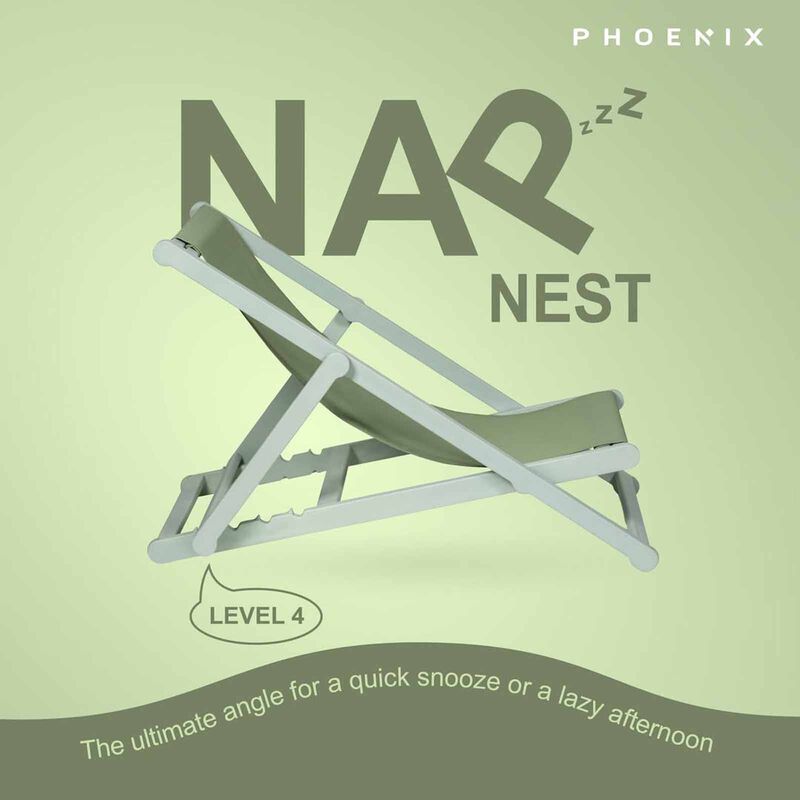 PHOENIX Nap Hammock Foldable Chair Green Ipanema NAP-image 4