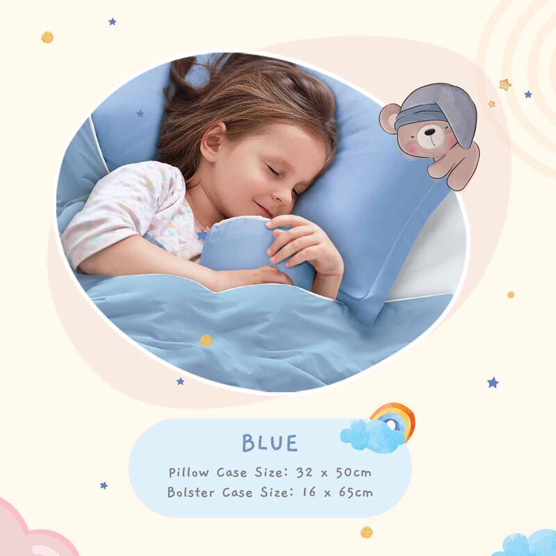 IE KIDS Ie Kids I Pillow + Bolster Case I Pink (oe) 7496 I PILLOW BOLSTER CASE I PINK-image 2