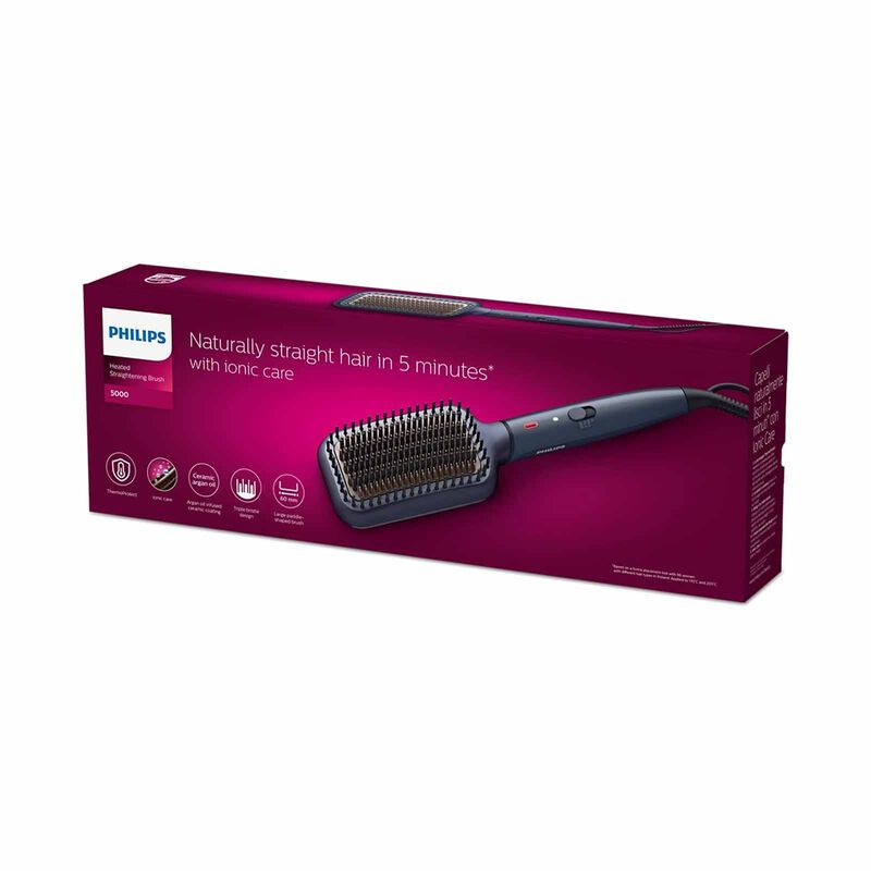 PHILIPS Heated Straightening Brush BHH885/00-image 4