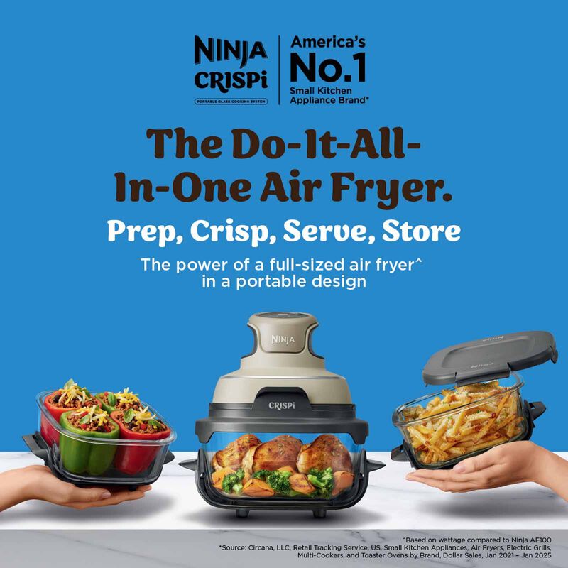 NINJA Crispi Portable Air Fryer (3.8l) - Stone FN101SMST-image 1
