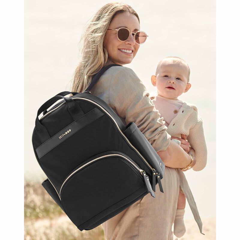 SKIP HOP Envi Luxe Diaper Backpack - Black SH9M203410-image 3