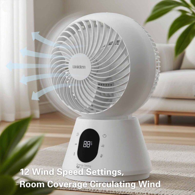UNIDEN 6 In Intelligent Dc Circulator Fan (japan) - White AF5110-image 12