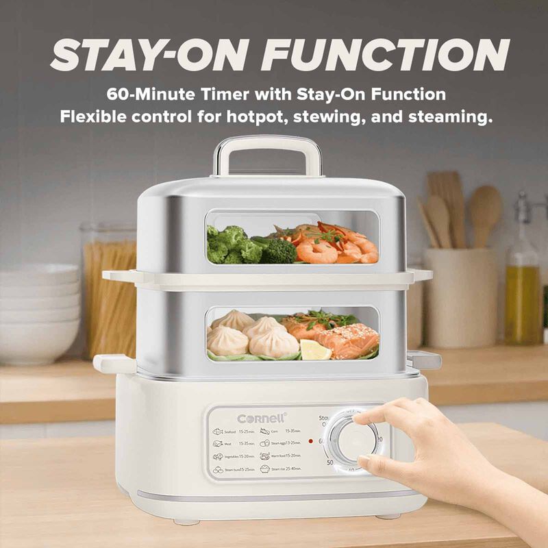 CORNELL Food Steamer (9.5l) CFS95S-image 10