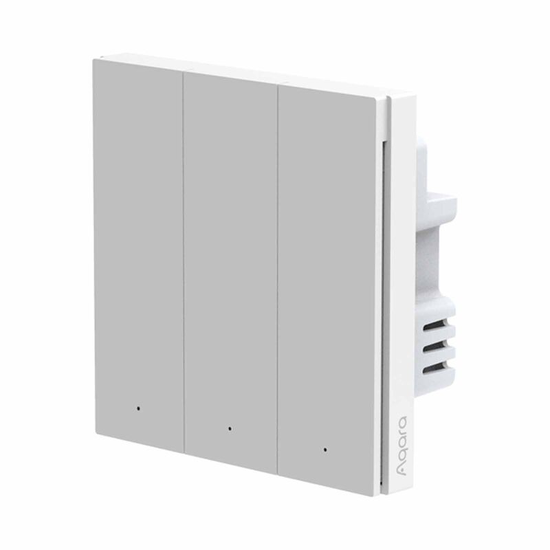 AQARA Wall Switch H1 (triple Rocker, No Neutral) White WALL SWITCH H1 (TRIPLE ROCKER NO NEUTRAL)-image 2
