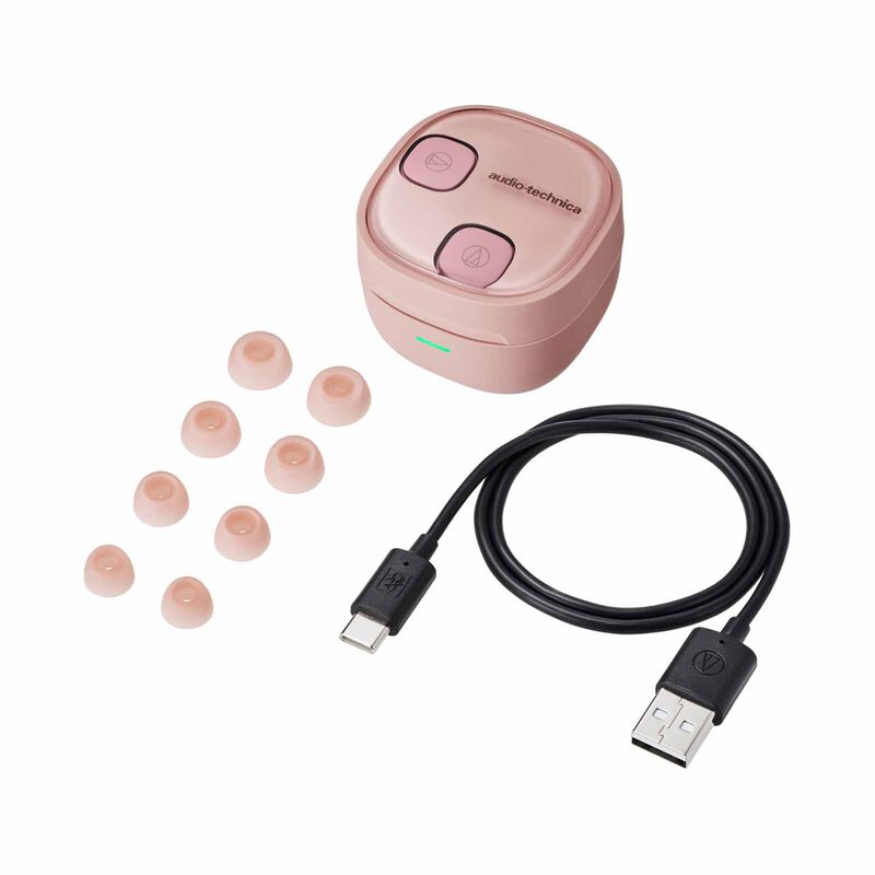 AUDIO TECH True Wireless With Active Noise Cancellation - Pink ATH-SQ1TW2NC PK-image 5