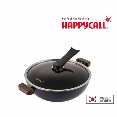HAPPYCALL Crocodile Ih 32cm Graphene Chef Wok + Lid 3900-0376