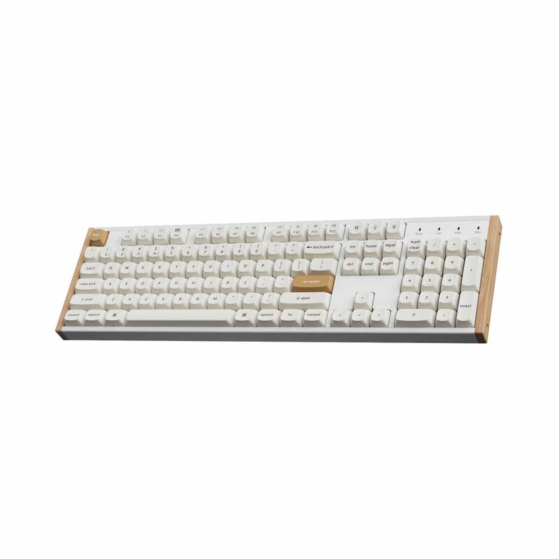 KEYCHRON K10 He Full Size 104 Key, White Full Assembled, Rgb, Hot-swap, Hall Effect Keyboard - Special Ed. KYCN-K10H-Q1-image 4