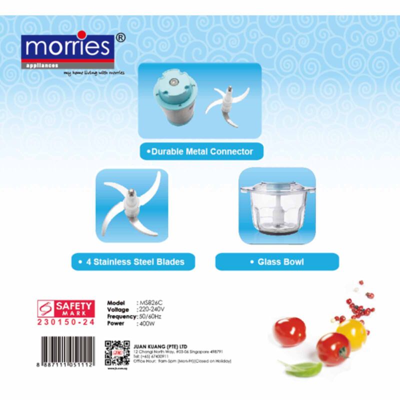 MORRIES Glass Chopper (2.0l) MS-826C-image 5