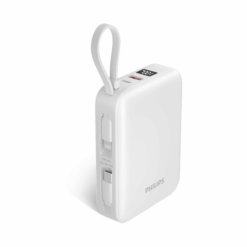 PHILIPS 20000mah 22.5w Powerbank With Usb-c & Usb-a Cables Ccc DLP2226W/97-image 2