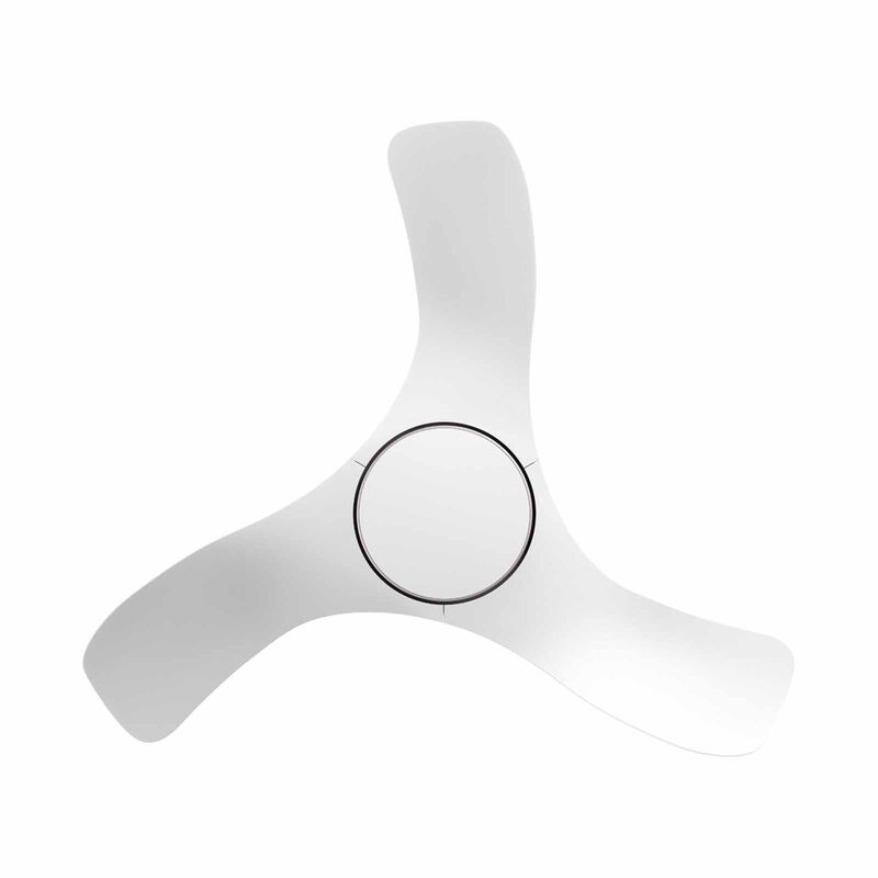 KDK 40 In Dc Ceiling Fan With Light (white) F40GP (WH)-image 3