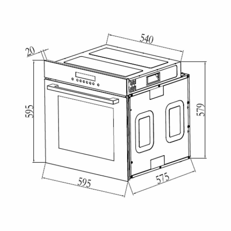 TURBO Built-in Oven With Fan (65l) - Stainless Steel (exclude Installation) TO865SS-image 4