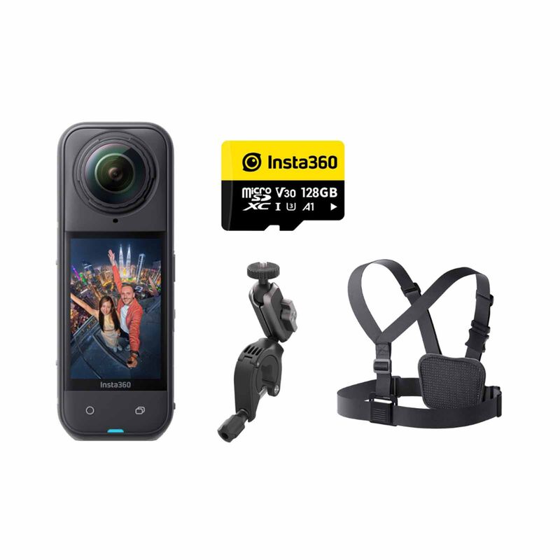 INSTA360 X5 Cycling Bundle (x5 Standard Bundle, Bike Kit, 128gb) X511-image 1