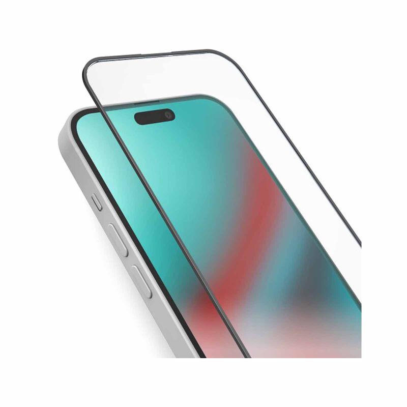 N.BRANDZ Full Coverage Gls Protector For Iphone 16/15 N-TG-IP16FULL6.1-image 3