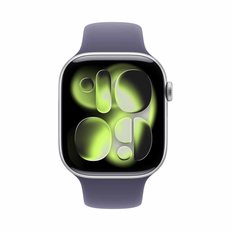 APPLE Watch Series 11 Gps + Cellular 46mm Silver Aluminium Case With Purple Fog Sport Band - M/l MFCR4X/A-image 4