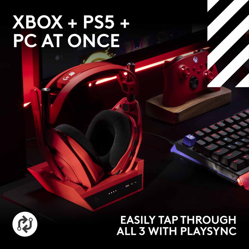 LOGITECH G Astro A50 X Lightspeed+base Station Mars Red 939-002283-image 9