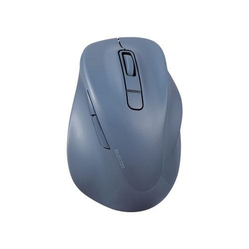 ELECOM Bluetooth 5 Button Santi Bacterial Silent Blue (m Sz) M-XGM30BBSKBU-image 1