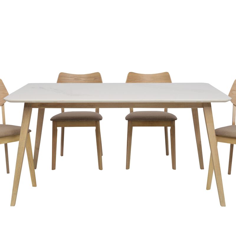 5 Piece Dining Set NEW ARIAN-image 1
